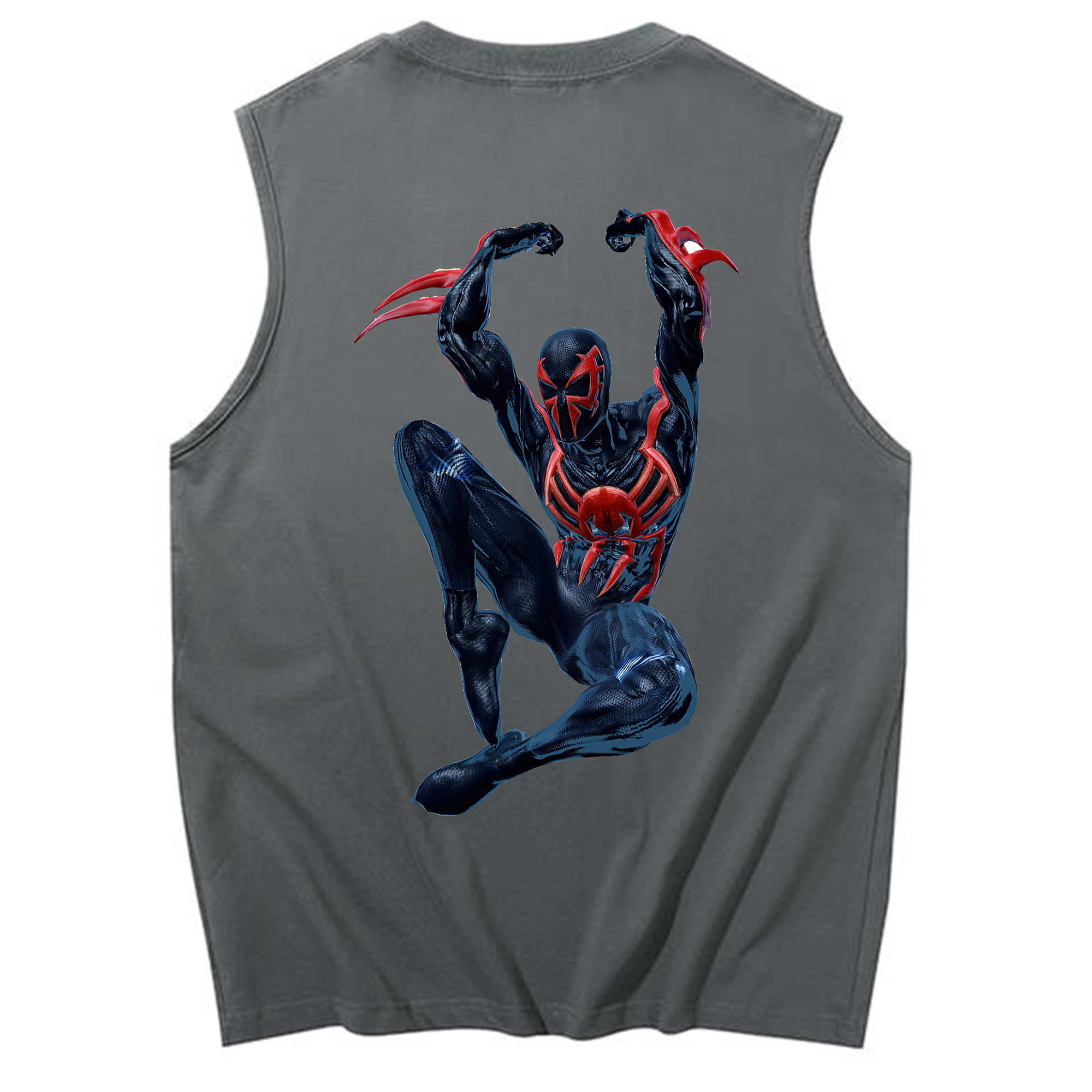 （画像用） Spider Man スパイダーマン コットン100％タンクトップ（背面プリント）